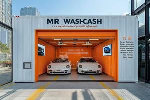 Conteneur de stockage de voiture modulaire portable à vendre et à <span class=keywords><strong>louer</strong></span> pour le stockage de VTT / le stockage de motos - Product Image 2