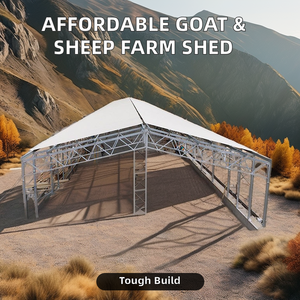 Ricovero Prefabbricato in Acciaio Leggero Saldato per Bestiame, Ovini e Caprini, Certificato ISO9001/CE, Versatile per Officine - Product Image 6