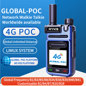 4G PoC <span class=keywords><strong>Internet</strong></span> Radio bidireccional MINI tarjeta Sim Global-Intercom Walkie Talkie de largo alcance 5000km par (sin cargo) plataforma de intercomunicación - Product Image 5