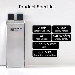 Batería de Larga Duración para Dron de 20000 mAh y 3.8 V, Ligera, de Estado Semisólido, Alta Capacidad, A-7500 mAh-6S - Product Image 2