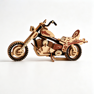 <span class=keywords><strong>Puzzle</strong></span> 3D en <span class=keywords><strong>bois</strong></span> pour enfants, jouets éducatifs, modèles de <span class=keywords><strong>moto</strong></span>, bricolage, livraison gratuite, pièces - Product Image 3
