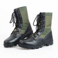 Bottes tactiques de désert pour hommes de haute qualité, imperméables, en toile, avec design camouflage, pour le camping, l'entraînement et les sports - S075F
