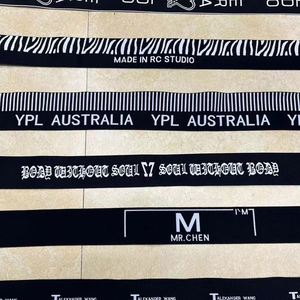 Custom Jacquard Striped Nylon Sports Bra Band High Tenacity Elastic 10-50mm Width Underwear <b>Webbing</b> Herringbone Waistband - Product Image 6