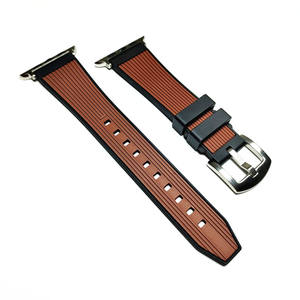 Easilife สายนาฬิกายางฟลูออโร FKM แบบทูโทนสีคู่8/7/6อัลตร้า38/40/41 42/44/45มม. สำหรับ <span class=keywords><strong>Apple</strong></span> - Product Image 5