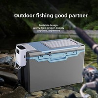 Pompe à air portable rechargeable USB à batterie lithium, simple/double sortie, pour aquarium et bassin
