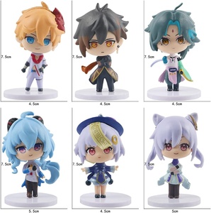 HUAYI 6 pezzi <span class=keywords><strong>Genshin</strong></span> Collection Action Figure Toy Set <span class=keywords><strong>genshin</strong></span> <span class=keywords><strong>impact</strong></span> - Product Image 2