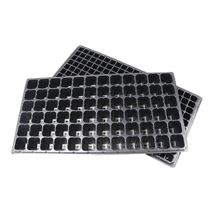 Tái sử dụng hình chữ nhật nhựa cây giống cắm khay cho vườn ươm cây phát triển nảy mầm hạt giống khởi động khay Tuyên Truyền - Product Image 5