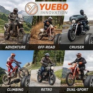 Neumático de Motocicleta YUEBO 215/40-12, Nuevo, Sin Cámara, Carcasa de Goma Reforzada, Resistente al Desgaste, Alto Agarre, Fuerte Drenaje, Neumático de Repuesto - Product Image 4
