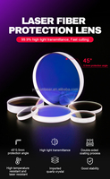 Lentille de protection laser JGS1 D37 * 7 à haute transmission Yosoon pour tête de machine de découpe laser à fibre