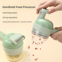 Hachoir Électrique Portable Sans Fil pour Ail et Légumes, Mini Broyeur Alimentaire Puissant pour Épices, Herbes et Aliments pour Bébé