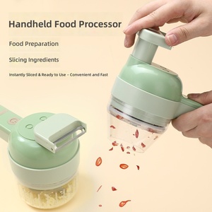 Picadora de Ajo Eléctrica Portátil Inalámbrica, Mini Picadora de Verduras, Motor Potente, Molinillo de Alimentos para Especias/Hierbas, Comida para Bebés - Product Image 1