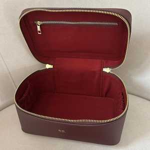 Personalized Logo Portable Makeup <strong>Bag</strong> Travel Accessories Toiletry Lifestyle <strong>Bags</strong> Beauty Makeup <strong>Cosmetic</strong> Leather Travel Case - Product Image 2