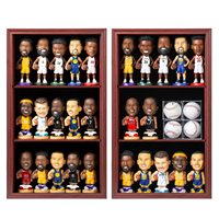 Vitrine avec protection UV pour figurines d'action Armoire murale verrouillable anti-décoloration Boîte d'ombre pour sujets floraux Bobble Heads