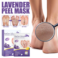 Masque pour les pieds à la lavande et à la vitamine C, nourrit en douceur la peau, élimine les cellules mortes, soin de la peau