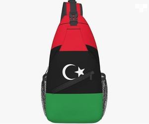 Drapeau du Brésil Sac à bandoulière personnalisé de haute qualité Sacs à dos à bandoulière Crack Chest Bags - Product Image 5