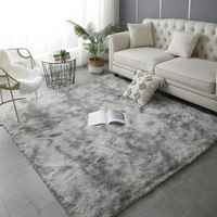 Chine fourni Super doux PV velours tapis Offre Spéciale moelleux salon fausse fourrure tapis décor à la maison haute qualité cravate teinture tapis