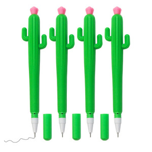 Pulpen Gel lembut kaktus kartun lucu alat tulis siswa kreatif pulpen tanda tangan - Product Image 1
