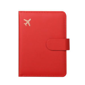 RFID passport <strong>holder</strong> <strong>ticket</strong> protective cover portable multi-function travel abroad multi-card slot PU leather passport <strong>holder</strong> - Product Image 5
