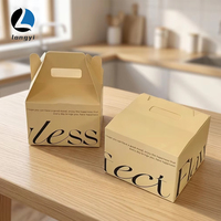 Maßgeschneiderte, Hochwertige, Tragbare und Wiederverwendbare, Wasserdichte Kartonkuchenschachteln für Lebensmittel- und Gebäckverpackungen mit Kundenspezifischem Logo