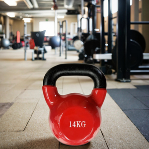 ケトルベルボール男性用女性用フィットネストレーニング用鉄ベーキングペイントポット家庭用プラスチック浸しフリーウェイト - Product Image 3