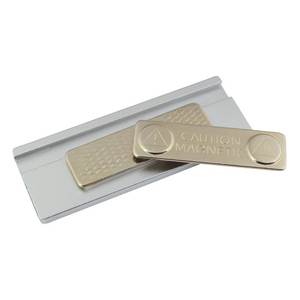 Botón Magnético de Acero Inoxidable de 70x25 mm, Etiqueta de Nombre Bordada, Decorativa, de Aleación de Zinc para Prendas - Product Image 3