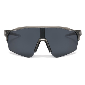 Cycling Glasses Polarized UV400 Windproof Outdoor Sports Sunglasses Type 3 Sunshades PC Lens <b>Grey</b> <b>Frame</b> - Product Image 2