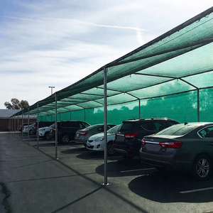 <b>Green</b> Shade Sail Canopy Sun Shade <b>Net</b> Car Parking Shelter Patio Garden Roof Cover Custom Size - Product Image 1