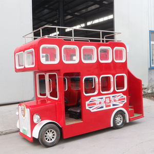 2020 popolare batteria elettrica London double deck bus turistico per il parco di divertimenti - Product Image 2