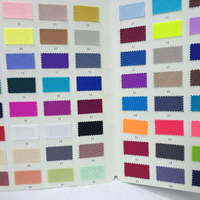 Tela de Alta Calidad para Trajes de Baño, Absorbente de Humedad, de Secado Rápido, Color Sólido, Elástica en 4 Direcciones, Transpirable, Brillante, de Tricot, Spandex/Nailon