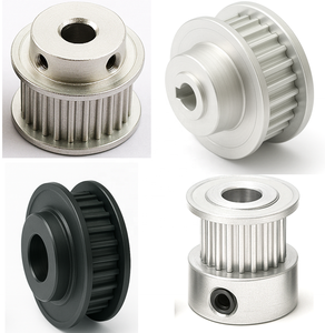 Poulie de distribution à courroie trapézoïdale en aluminium moulé sous pression OEM 2GT/3GT/5GT à couple élevé pour l'automatisation - Product Image 1