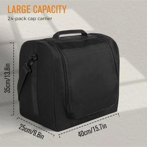 <b>Large</b> Hat Storage Holder Bag for Travel and Moving Hat Organizer Bag for <b>Baseball</b> <b>Caps</b> - Product Image 2