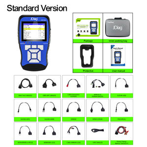 Jdiag M100 الإصدار القياسي لأدوات الدراجات النارية مع جهاز اختبار البطارية وكابلات للعلامة التجارية للمحركات - Product Image 6