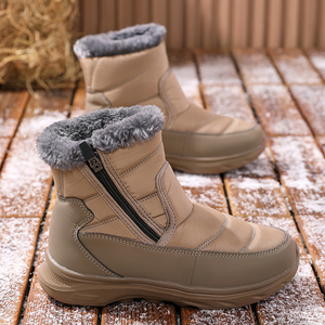 Nuevas Botas <span class=keywords><strong>de</strong></span> Nieve Impermeables <span class=keywords><strong>para</strong></span> Tobillo, Suela <span class=keywords><strong>de</strong></span> <span class=keywords><strong>Goma</strong></span> Antideslizante, Forro <span class=keywords><strong>de</strong></span> Peluche Cálido, <span class=keywords><strong>Zapatos</strong></span> <span class=keywords><strong>de</strong></span> Senderismo <span class=keywords><strong>para</strong></span> Invierno, Zapatillas Deportivas <span class=keywords><strong>para</strong></span> Caminar al Aire Libre - Product Image 4