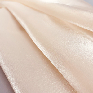 100% Polyester thịt màu hồng hazy sợi mã hóa Streamer Bead váy thiết kế vải cho Mùa Xuân/Mùa Hè cho túi xách và <span class=keywords><strong>interlining</strong></span> - Product Image 2