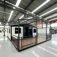 Maison conteneur extensible moderne de luxe, préfabriquée et modulaire, conforme aux normes australiennes AS1170 et AS3000, pour bureau, bâtiment ou villa, certifiée SAA