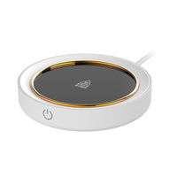 Tapis chauffant thermostatique en plastique, alimenté par courant alternatif, pour garder les boissons au chaud, isolation à double niveau pour la maison et le bureau