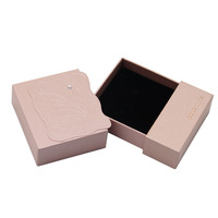 Boîte en carton biodégradable écologique personnalisée avec impression numérique pour bijoux, boîte cadeau pour bagues, colliers, boucles d'oreilles