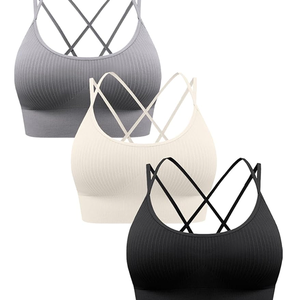 Soutien-gorge de sport personnalisé pour femme, respirant, idéal pour l'entraînement, le fitness, la course, le yoga, les vêtements de sport, avec logo couleur personnalisé - Product Image 4