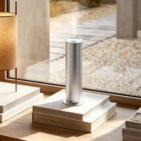 Diffuseur d'arômes intelligent de bureau en alliage d'aluminium, sans eau, avec minuterie, pulvérisation réglable, concentration ajustable, application mobile pour hôtels et bureaux (vente en gros)