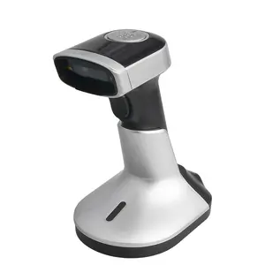 Handheld Barcode Scanner 2D QR Code With Charging Stand USB Wireless Bluetooth 4.2 Barcode Reader