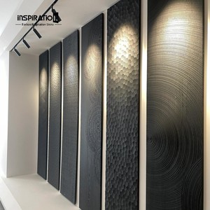 Pannello 3D in Legno con Rilievo Artistico, Tavola con Texture Creativa <span class=keywords><strong>per</strong></span> Design d'<span class=keywords><strong>Interni</strong></span> Moderno di Case e Uffici - Product Image 2