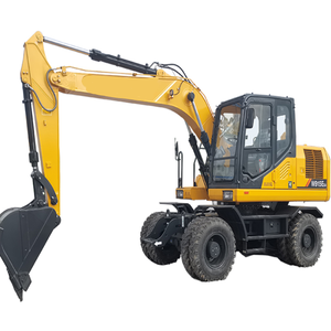 Excavatrice hydraulique de marque supérieure, nouvelle excavatrice sur roues W915E de 15 tonnes pour les projets de construction et de terrassement - Product Image 1