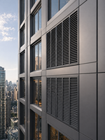 Fabricant de persiennes en aluminium sur mesure, panneaux de ventilation pour murs extérieurs, système de pare-soleil pour façade de bâtiment, vente en gros