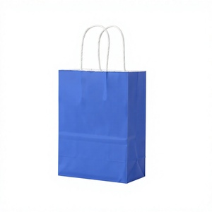Bolsa de Papel Personalizada con su Propio Logotipo, Desechable, Ecológica, para Panadería, Comida Rápida, Bolsa de Papel Kraft con Asas Retorcidas - Product Image 1