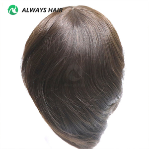 <span class=keywords><strong>Peluca</strong></span> de Cabello Humano Virgen Europeo <span class=keywords><strong>Real</strong></span> de 6, 8 y 9-10 Pulgadas, con Base de PU Inyectado y Piel Fina de 7x9, Color Marrón, para Hombres - Product Image 3