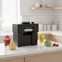 Máquina de Bebidas Congeladas, Hace Granizados, Helados y Slushies, 1L, Acero Inoxidable, Rápido en 1 Minuto, Sin Necesidad de Azúcar, 15 Modos de Velocidad, Un Solo Botón