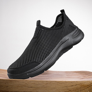 Zapatos Negros de Malla Transpirable con Punta Redonda, Entresuela de EVA y Suela de Goma para Todas las Estaciones, Venta al Por Mayor - Product Image 2