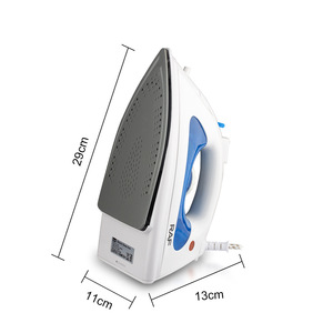 Plancha de Vapor Eléctrica de Viaje, Portátil, Mini, 1800W, con Termostato Ajustable, Suela Antiadherente y Autolimpiante - Product Image 3