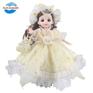 Vêtements de poupée à visage articulé habiller les enfants jouets fille cadeaux, fille en plastique enfants beau pendentif mobile jouets articulés poupées - Product Image 2