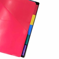Carnet à spirale en papier PP format Lettre, coloré, pour cadeaux, classement et bureau, 100 feuilles, vente directe usine